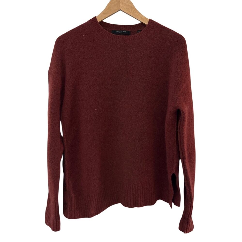 AllSaints Rufa Jumper Cinnamon Red Size Small‎ - Picture 4 of 10